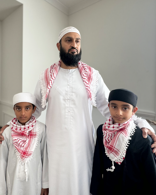 Zuhd Heritage Red Keffiyeh Bandana