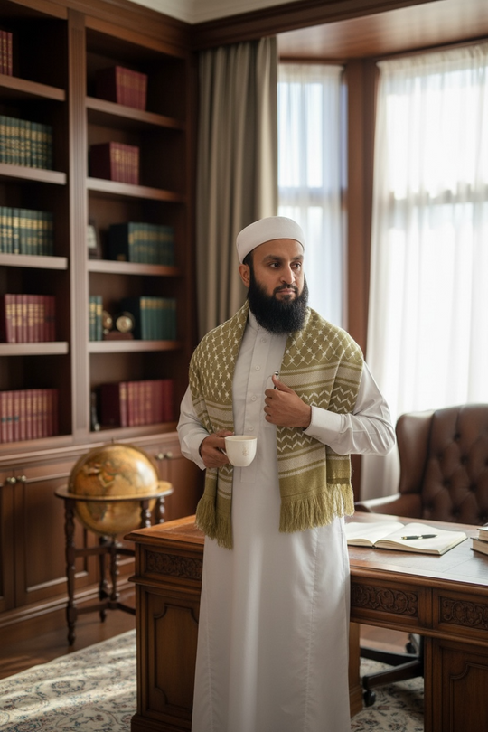 The Olive Heritage Keffiyeh Shawl – Classic Edition