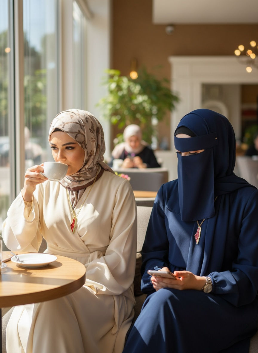 Crimson Map Necklace – Palestine Heritage Edition (Gold Stainless Steel)