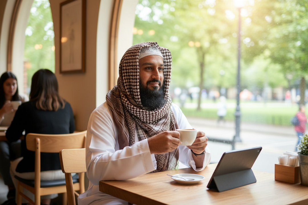 The Desert Oak Shemagh – Premium Keffiyeh Style