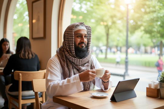 The Desert Oak Shemagh – Premium Keffiyeh Style