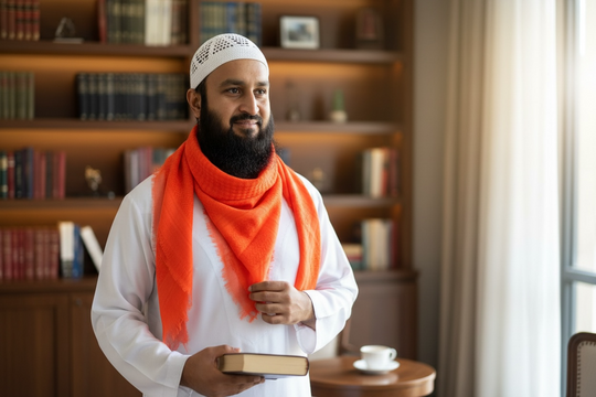 The Flame Ember Shemagh – Bold Heritage Edition