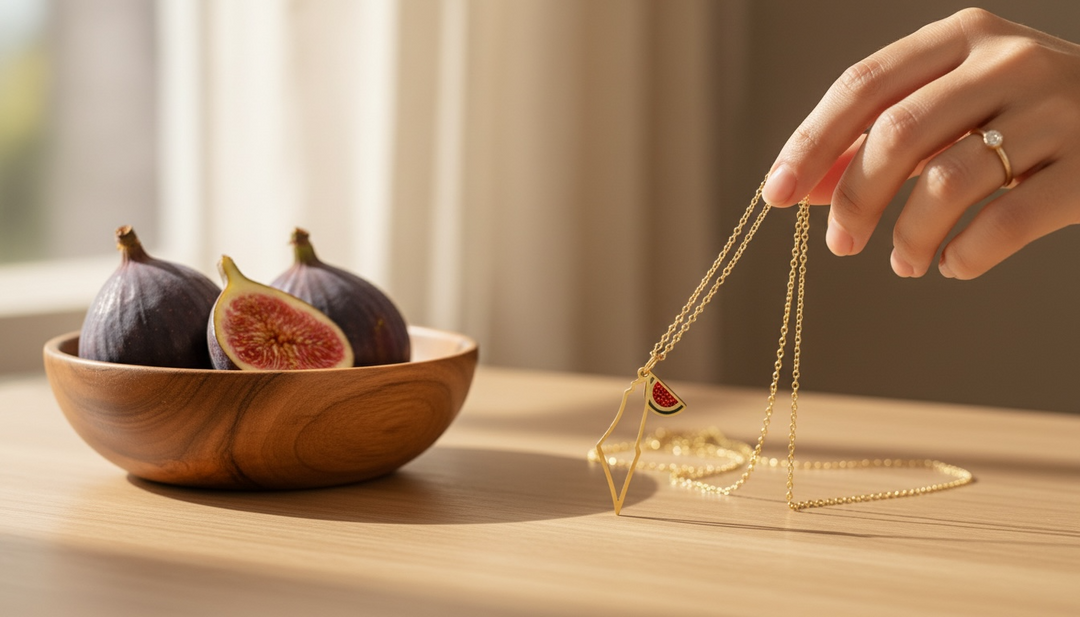 Falasteen Essence Pendant – Gold Heritage Edition