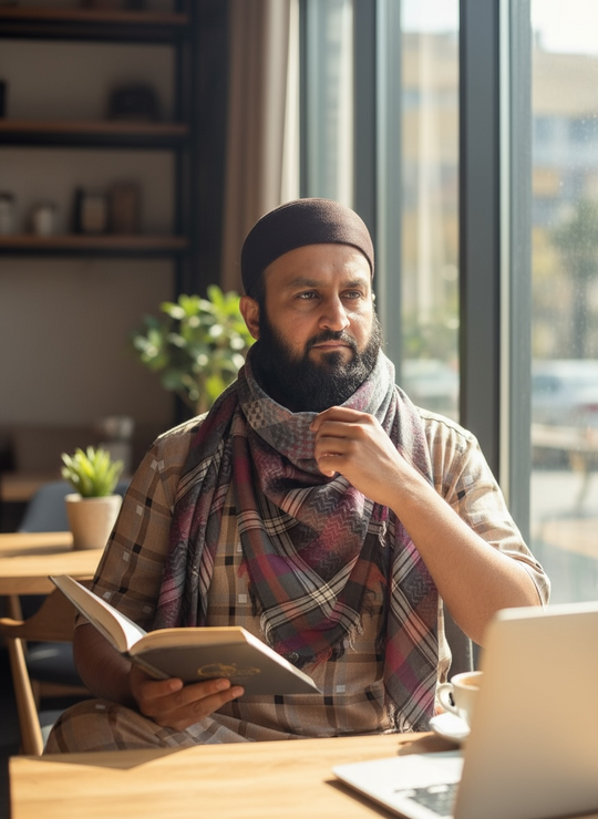 Heritage Crimson Check Keffiyeh