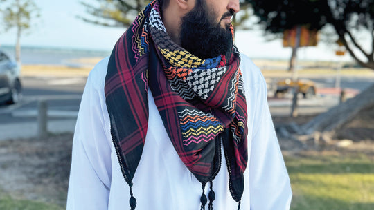 The ZUHD Keffiyeh BLACK 2 – A Classic Fusion of Style and Tradition