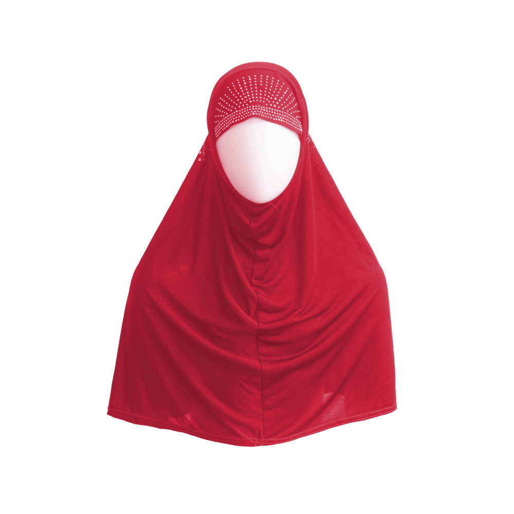 STONED (BEADED) PINK PRAYER HIJABS