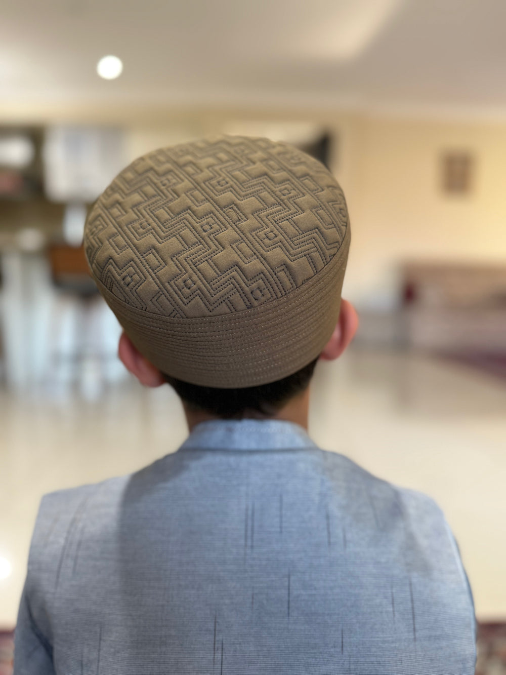 Zuhd Dark Olive Brown Sunnah Cap