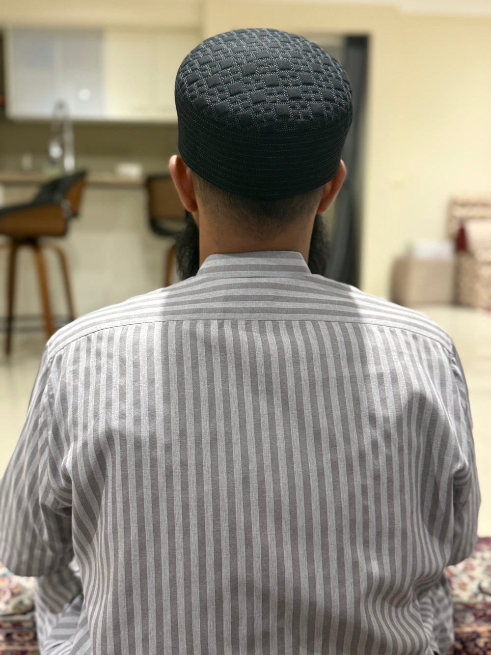 Black & Grey Sunnah Cap by Zuhd