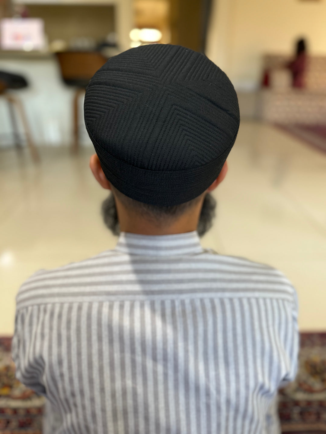 Casquette Sunnah noire Zuhd 2 