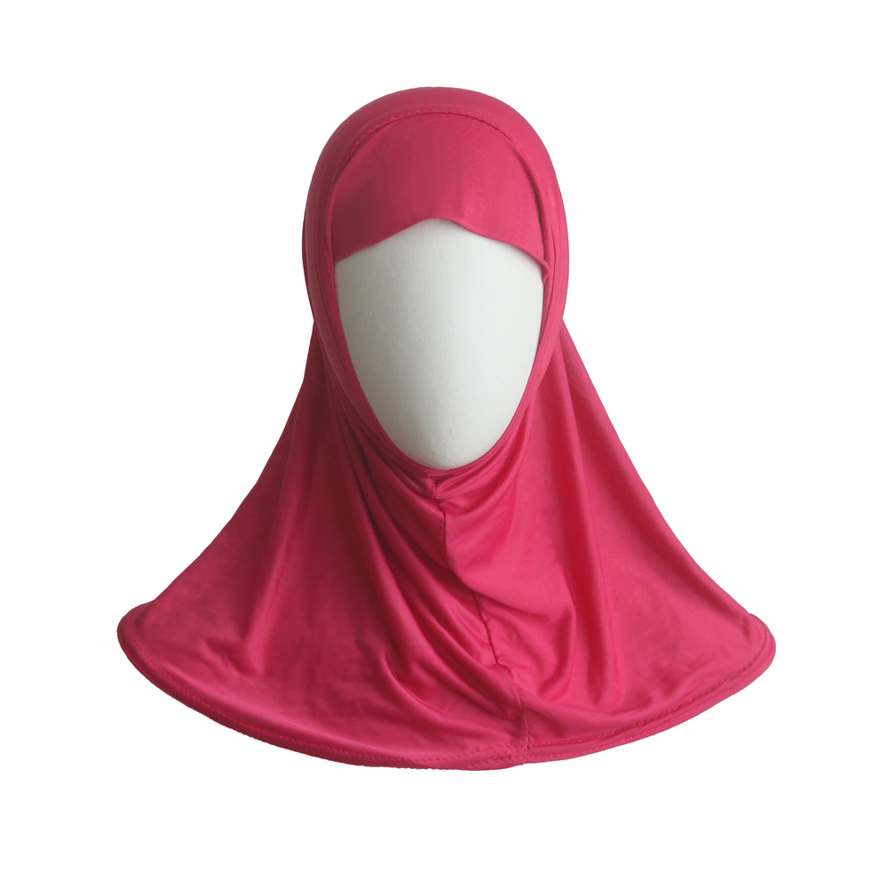 ZUHD PLAIN STYLE Solid Pink HIJABS
