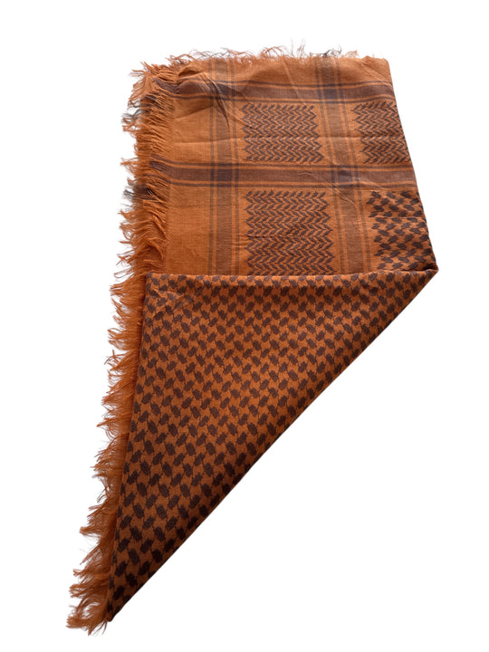 Saffron Valor Keffiyeh – Desert Flame Edition