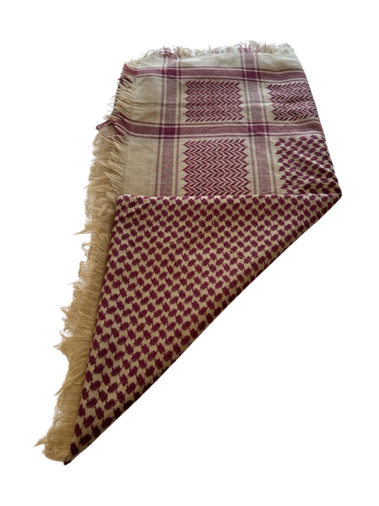 Bedouin Flame Shemagh – Classic Arab Craft