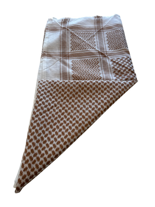 Cedar Dune Keffiyeh – Coffee Brown Edition
