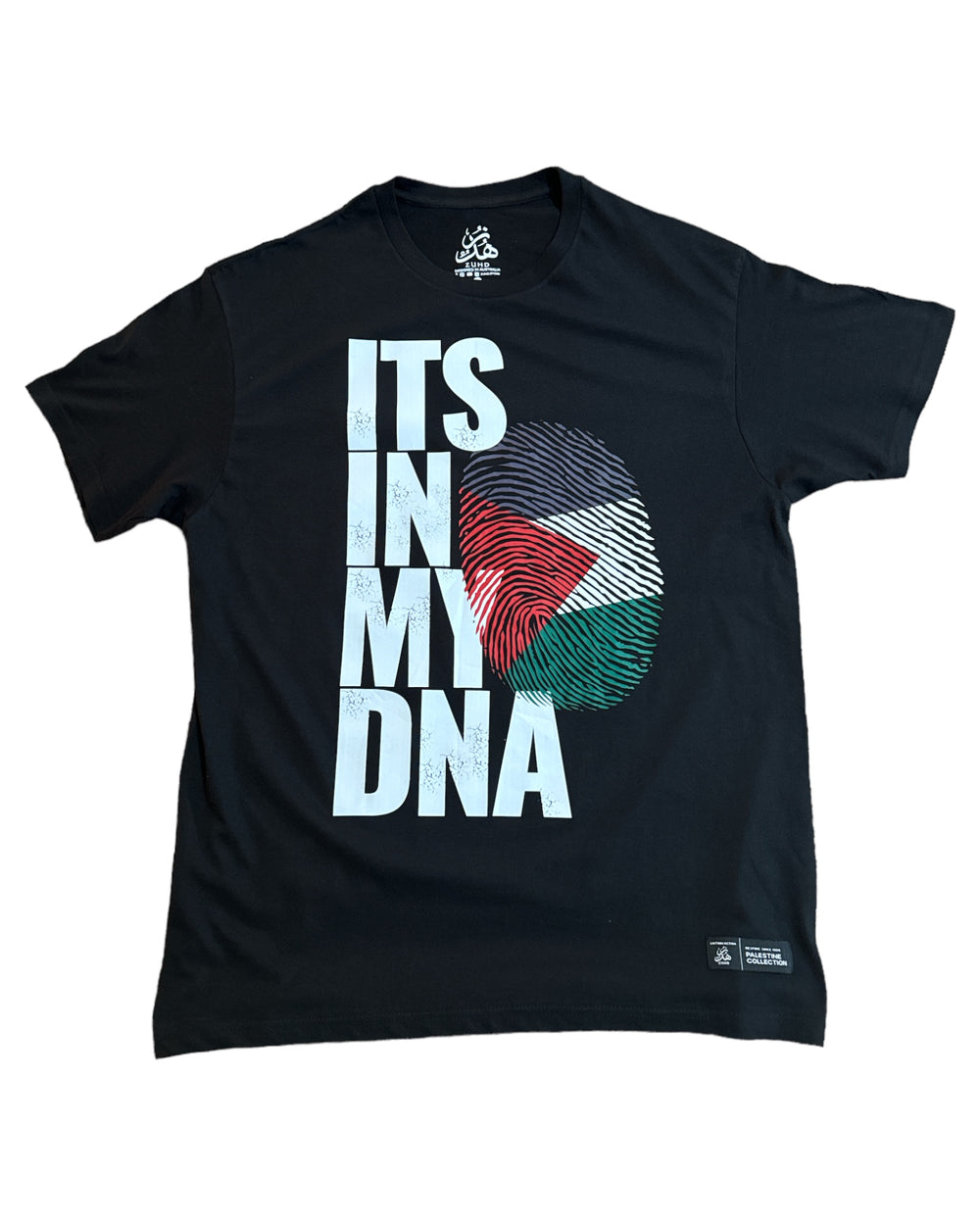 Palestine Double-Sided T-Shirt with "It’s In My DNA" for Solidarity