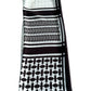 "Gaza Grace" Chiffon Hijab with Traditional Keffiyeh Design