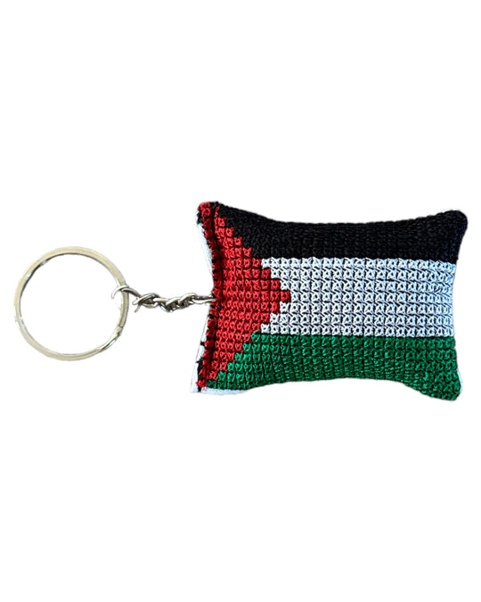 Exclusive Double-Sided Palestine Cushion Keychain: A Symbol of Solidarity (HAND MADE)