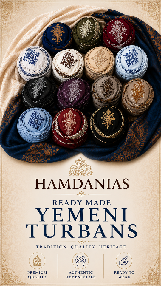 Hamdanias – Ready Made Yemeni Turbans