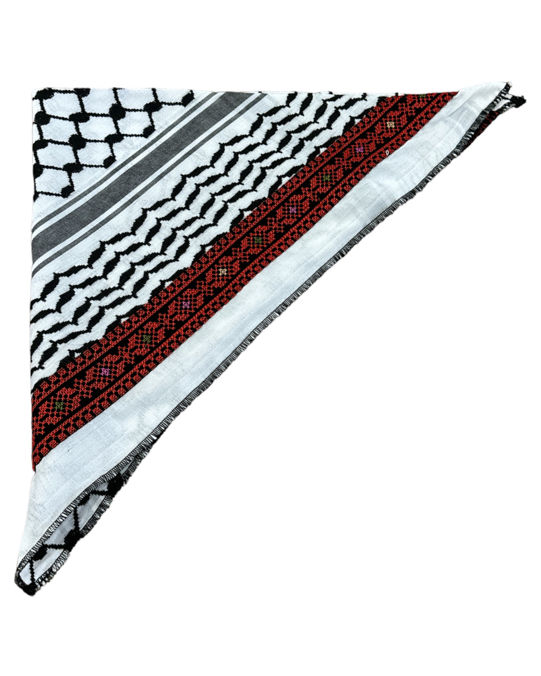 Keffiyeh Embroided Bandana 1 (HAND MADE)