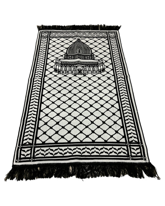 Handcrafted Keffiyeh Prayer Mat: Tradition and Purpose
