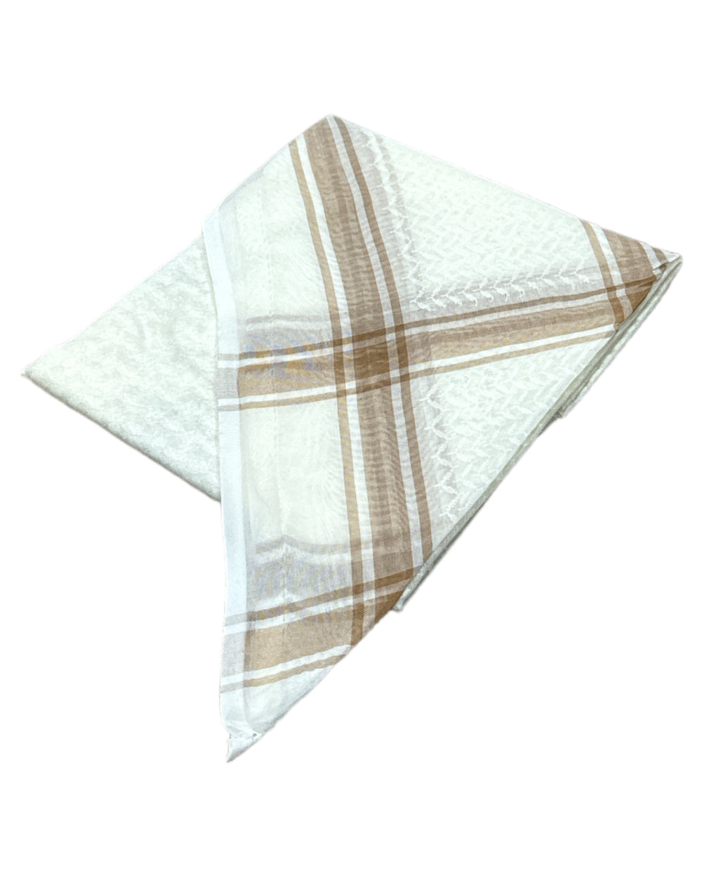 Light Brown & Cream Keffiyeh Shemagh