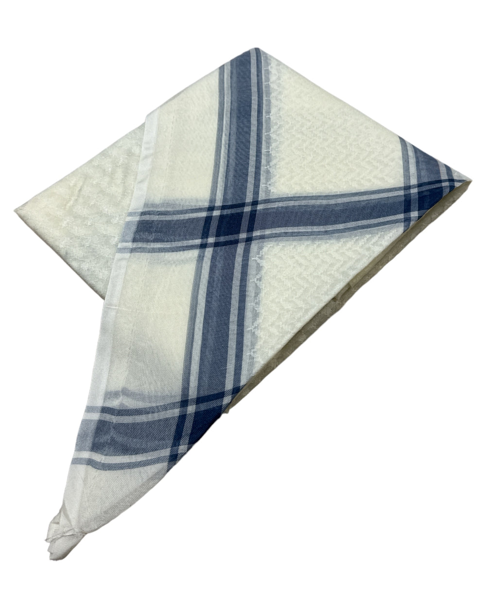 Blue & Cream Keffiyeh Shemagh