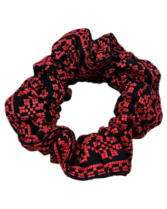 Zuhd Keffiyeh Embroided Scrunchies 2 (HAND MADE)