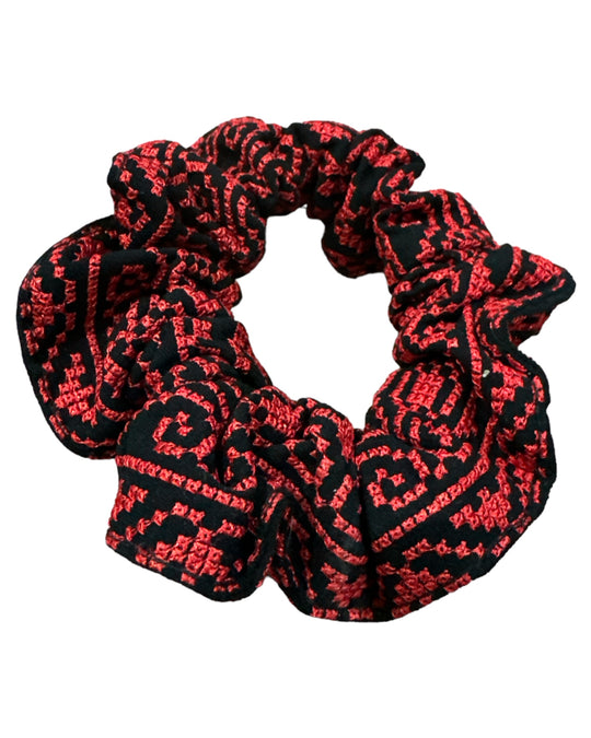 Zuhd Keffiyeh Embroided Scrunchies 2 (HAND MADE)