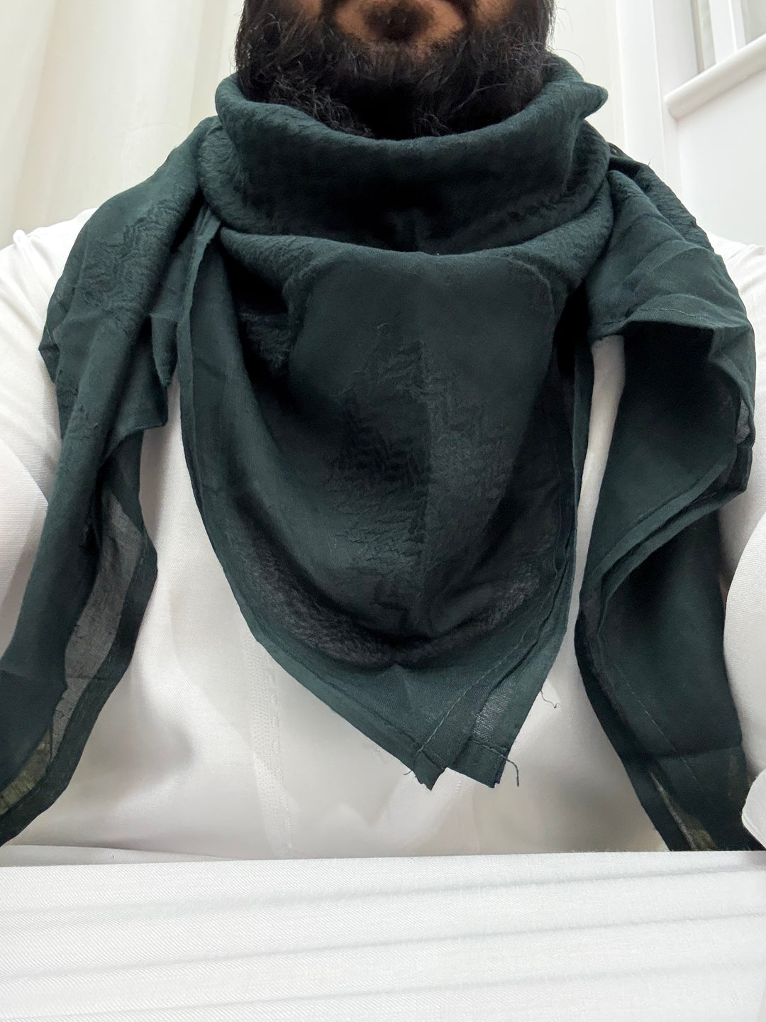 Midnight Emerald Shemagh