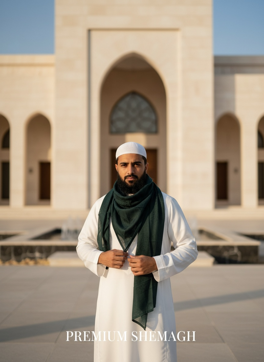 Midnight Emerald Shemagh