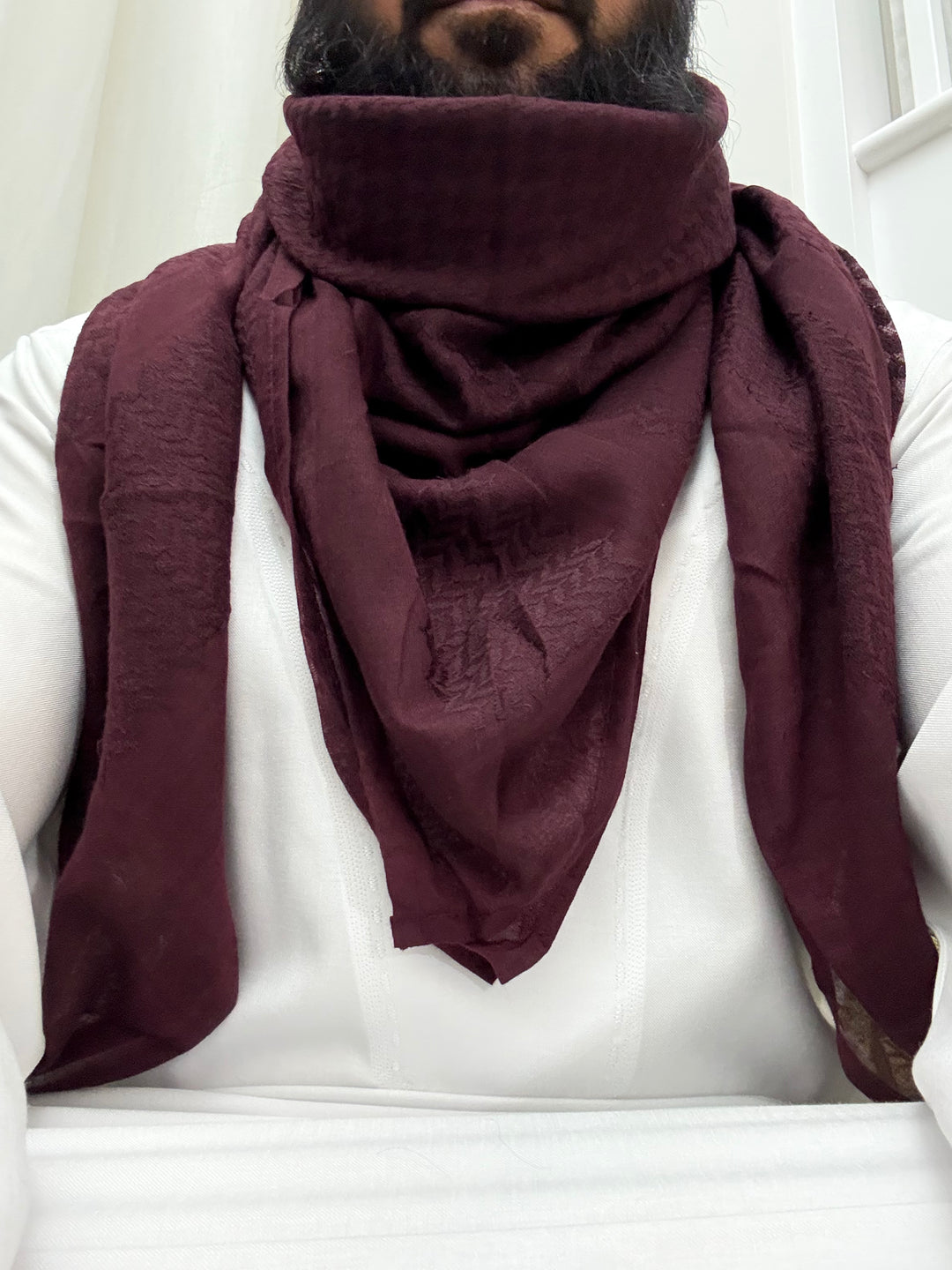 Royal Burgundy Shemagh