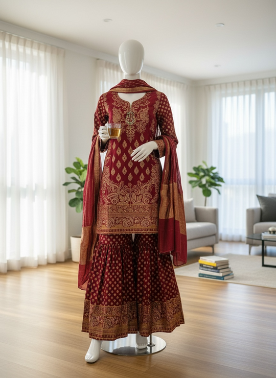 Royal Crimson Cambric Set (Small)