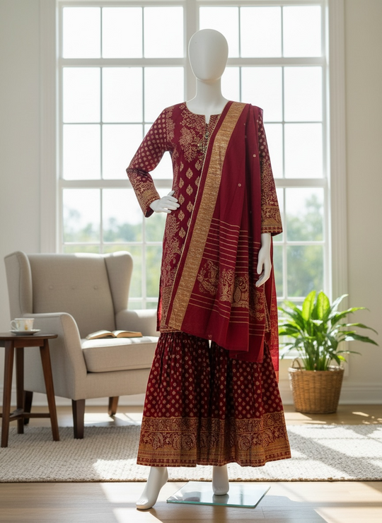 Royal Crimson Cambric Set (Small)