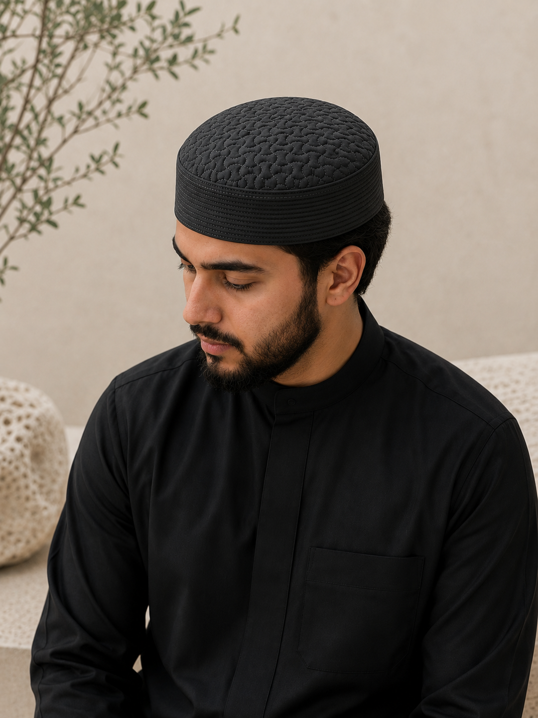 Zuhd Black Sunnah Cap 1