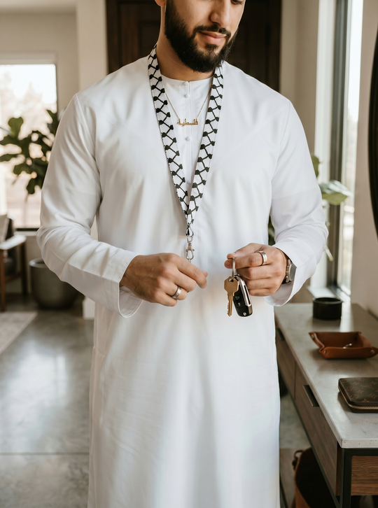 Keffiyeh Lanyard (Handmade)