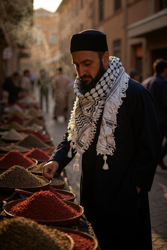 The OG Palestine Keffiyeh 3 (HAND MADE)