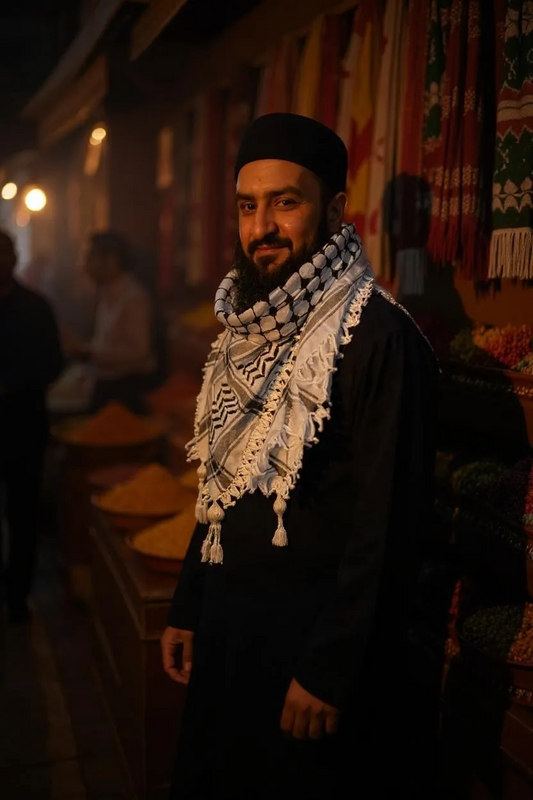 The OG Palestine Keffiyeh 3 (HAND MADE)