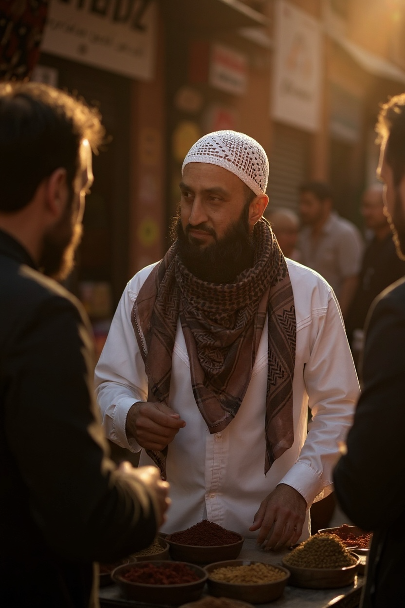 Brown Legacy Shemagh – Premium Weave