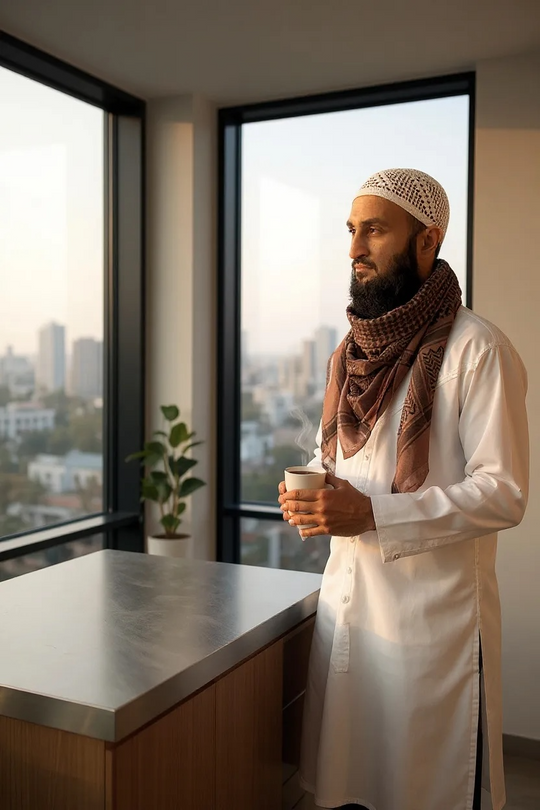 Brown Legacy Shemagh – Premium Weave