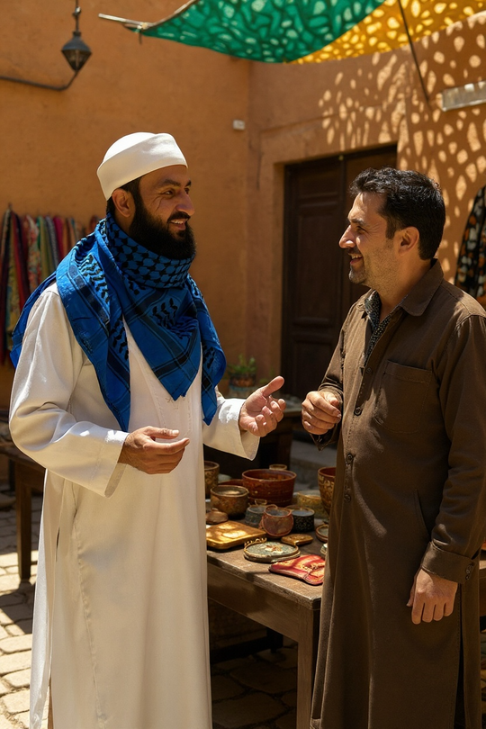 Midnight Blue Keffiyeh