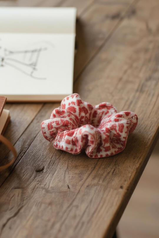 Zuhd Keffiyeh Embroided Scrunchies 3 (HAND MADE)