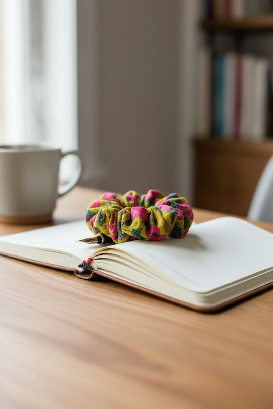 Al-Dhahab Scrunchie — Golden Threads of Heritage