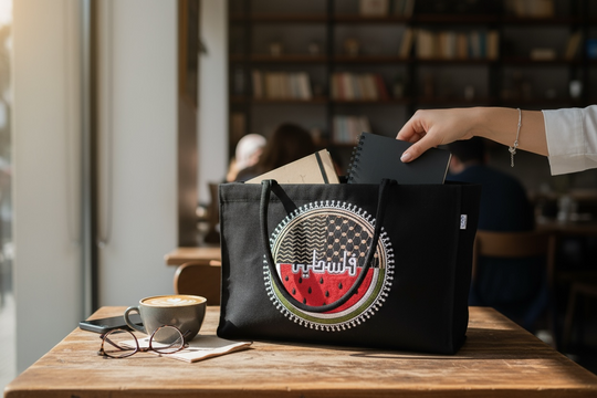 Handcrafted “Falasteen Heritage Duffle Bag” – Limited Edition by Zuhd