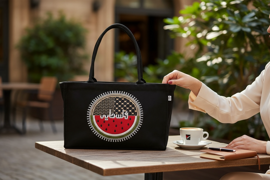 Handcrafted “Falasteen Heritage Duffle Bag” – Limited Edition by Zuhd