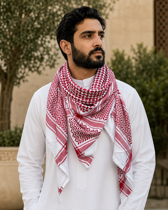 Palestine Shemagh – Heritage in Red & White