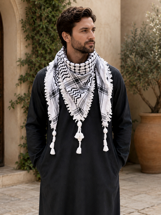 The OG Palestine Keffiyeh 3 (HAND MADE)