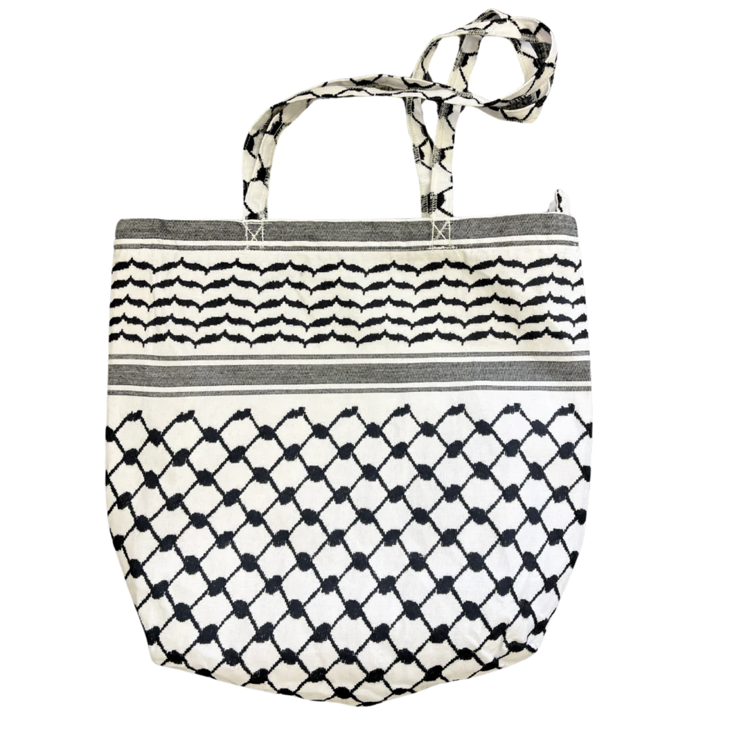 The Keffiyeh Tote Handbag – A Tapestry of Craftsmanship and Heritage
