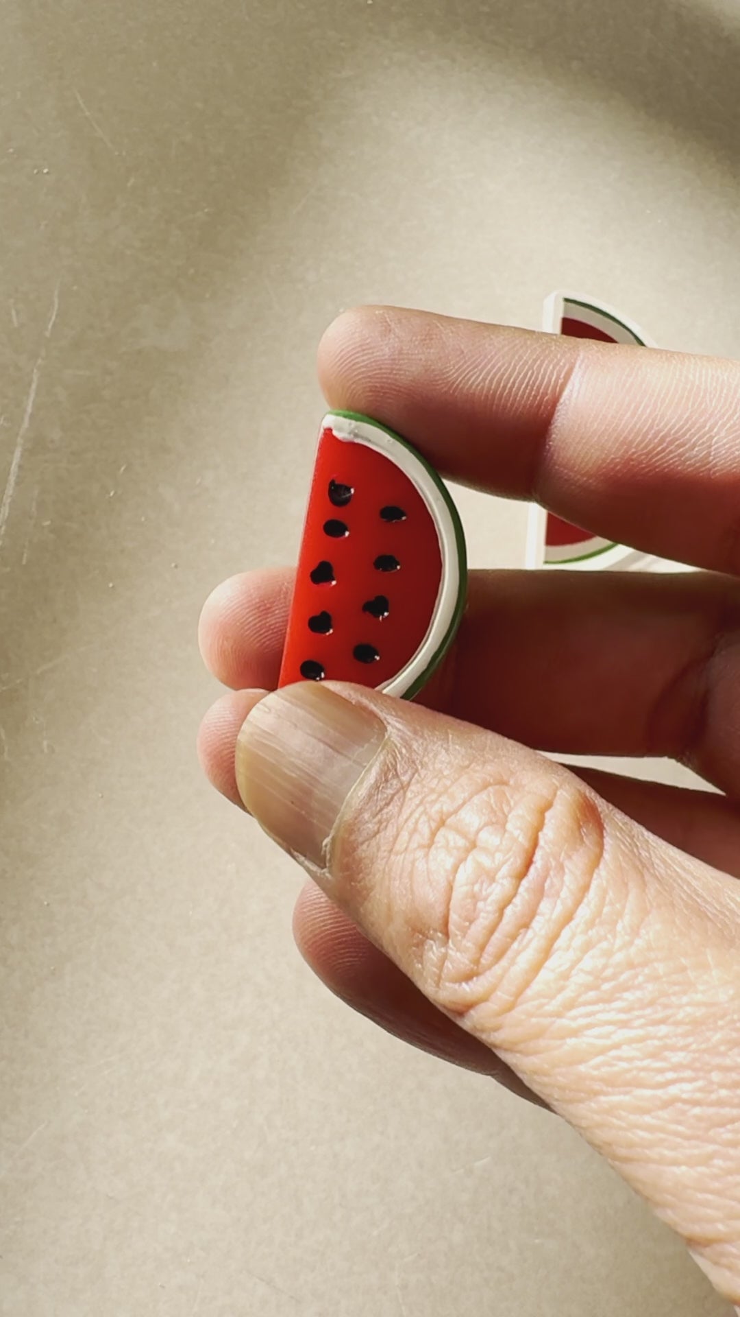 Symbolic Watermelon Pin